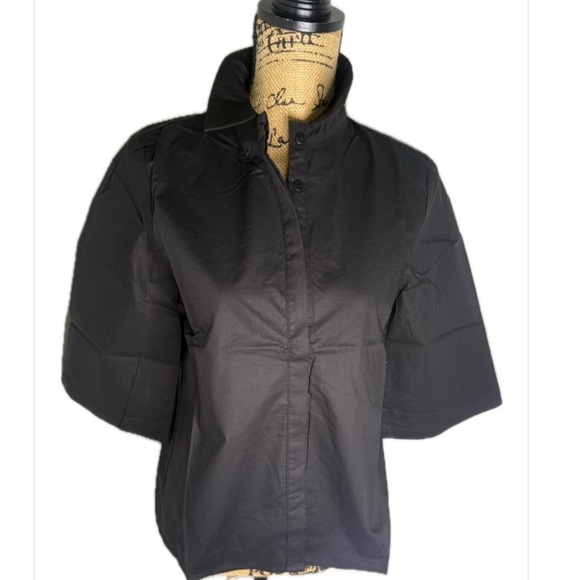 GREY LAB Black Button Down Shirt - Picture 2 of 8